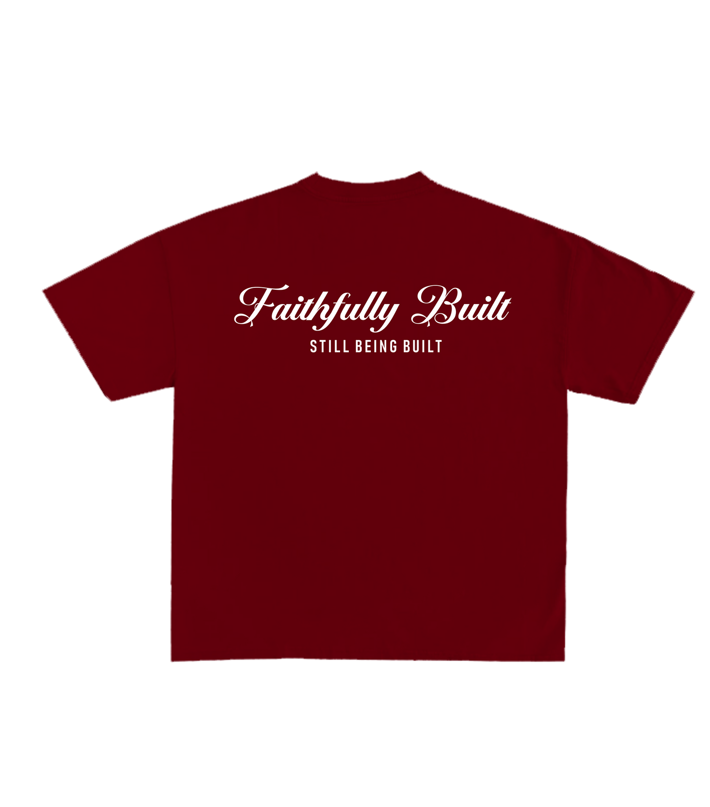 Faithfully  Built Shirt (Wine Red)